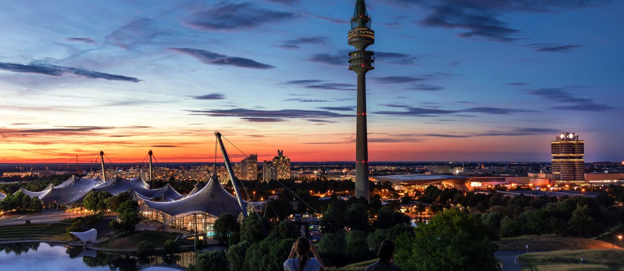 München bei Dämmerung